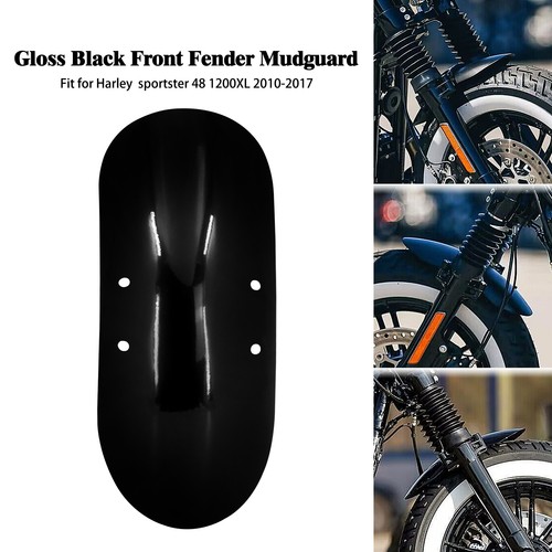 Gloss black front short - black, fender